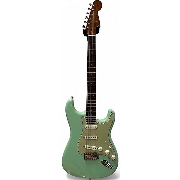 Used 2019 Fender Custom Shop Stratocaster Surf Green Solid Body Electric Guitar