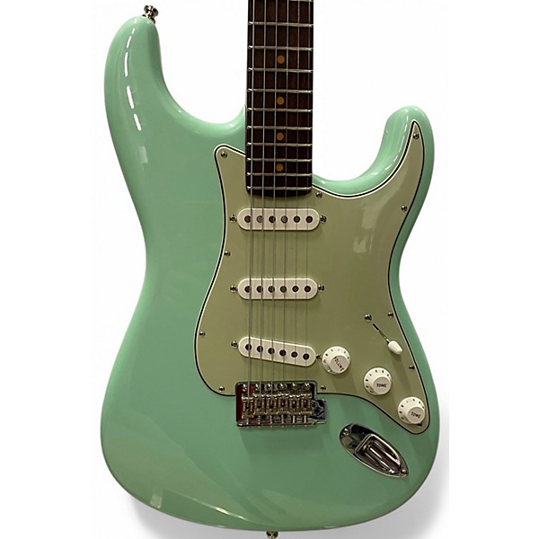 Used 2019 Fender Custom Shop Stratocaster Surf Green Solid Body Electric Guitar