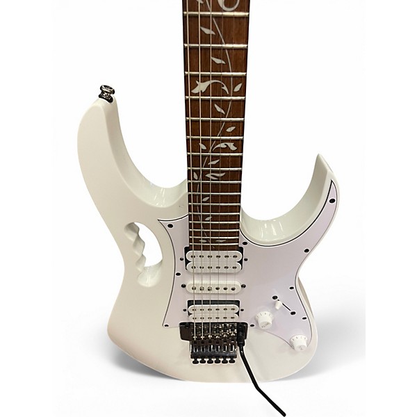 Used Ibanez JEMJR White Solid Body Electric Guitar