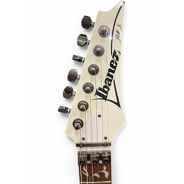 Used Ibanez JEMJR White Solid Body Electric Guitar