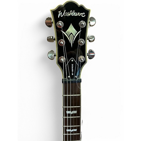Used Washburn WI66PROQ Trans Blue Solid Body Electric Guitar