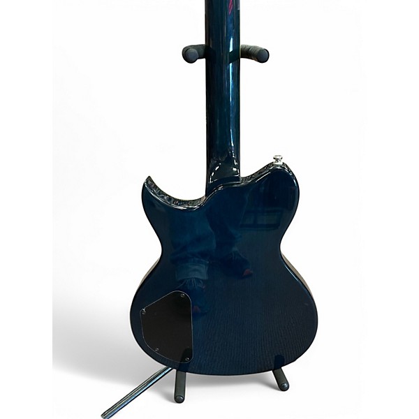 Used Washburn WI66PROQ Trans Blue Solid Body Electric Guitar