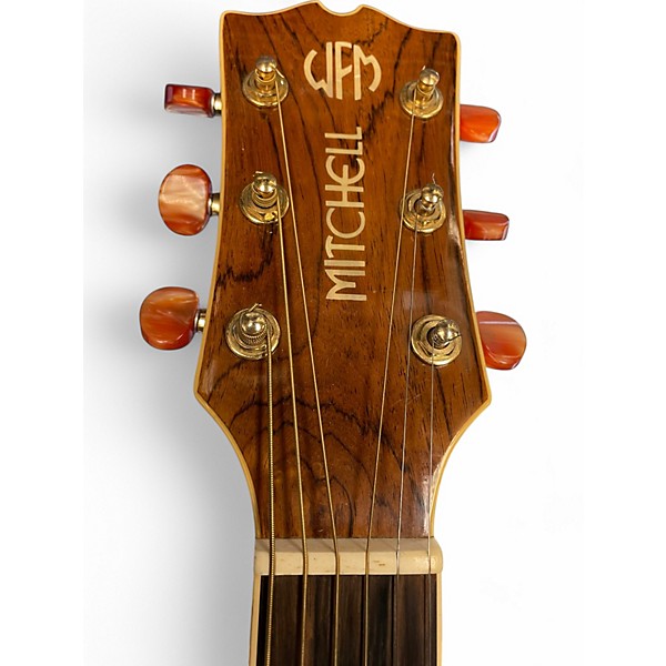 Used Wfm Mitchell M-20 Natural Acoustic Guitar