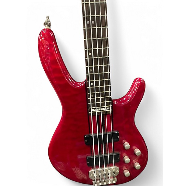 Used Cort Artisan Red Electric Bass Guitar