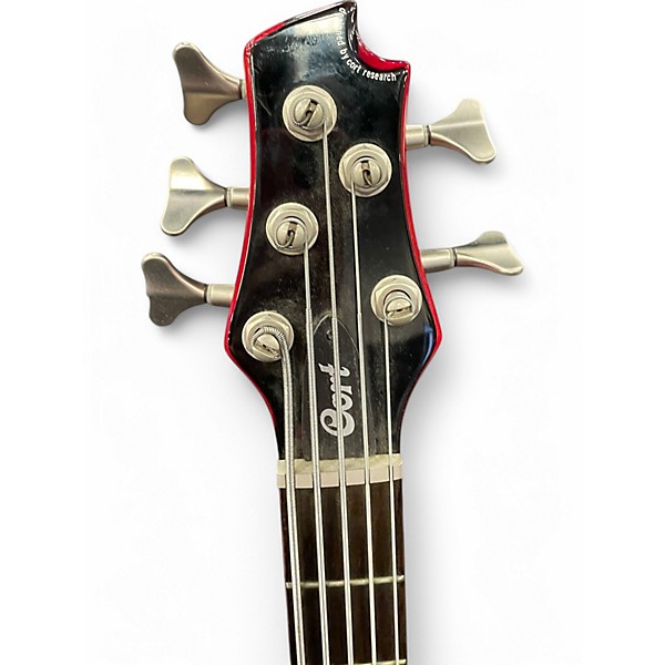 Used Cort Artisan Red Electric Bass Guitar