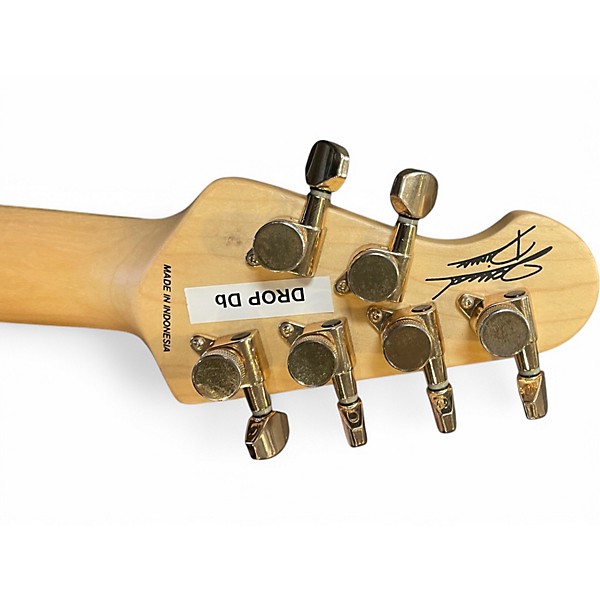 Used Sterling by Music Man jared dines signature stingray gloss black Solid Body Electric Guitar