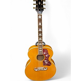 Used Epiphone INSPIRED BY GIBSON J200 Natural Acoustic Electric Guitar