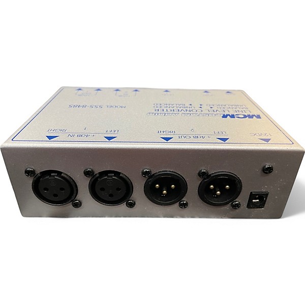 Used Mcm Custom Audio Line Level Convertor Signal Processor