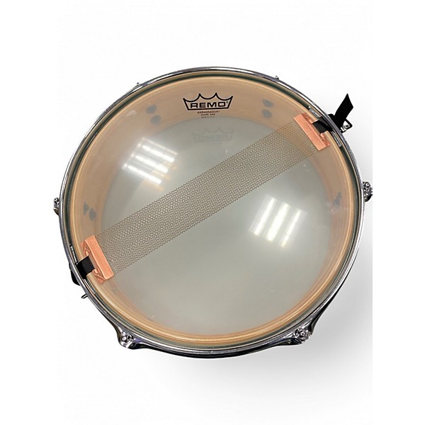 Used C&c 13in CUSTOM SNARE MENTA GREEN WHITE DUCO Drum