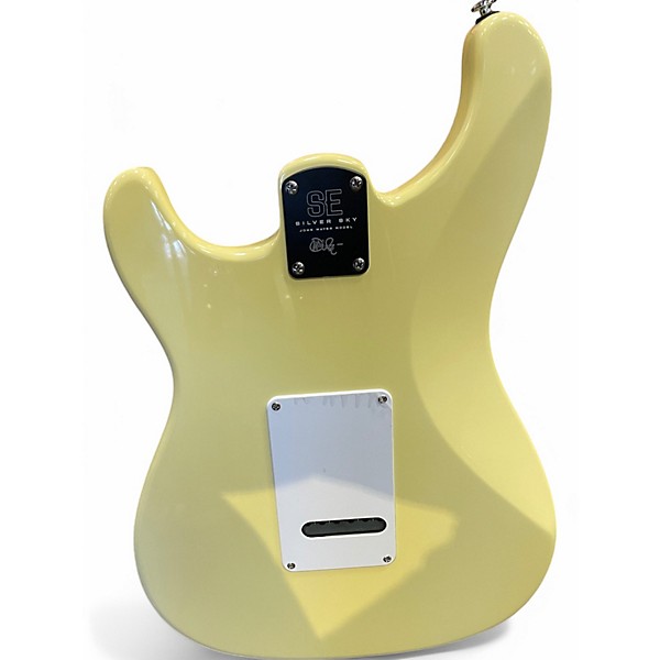 Used PRS SE Silver Sky Cream Solid Body Electric Guitar