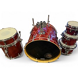 Used Gretsch Drums 6 Piece CATALINA BIRCH Red Drum Kit