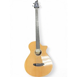 Used Breedlove Solo Jumbo Bass CE Natural Acoustic Bass Guitar