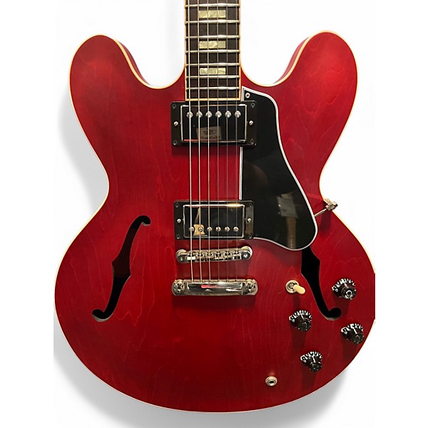 Used 2016 Gibson ES-335 SATIN FADED CHERRY Hollow Body Electric Guitar