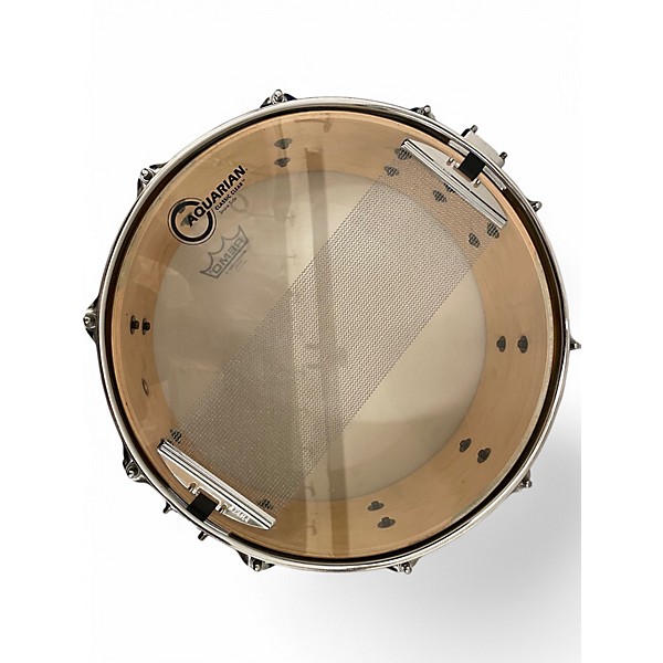 Used TAMA 5.5X14 Artwood Mighty Hoop Snare Natural Drum