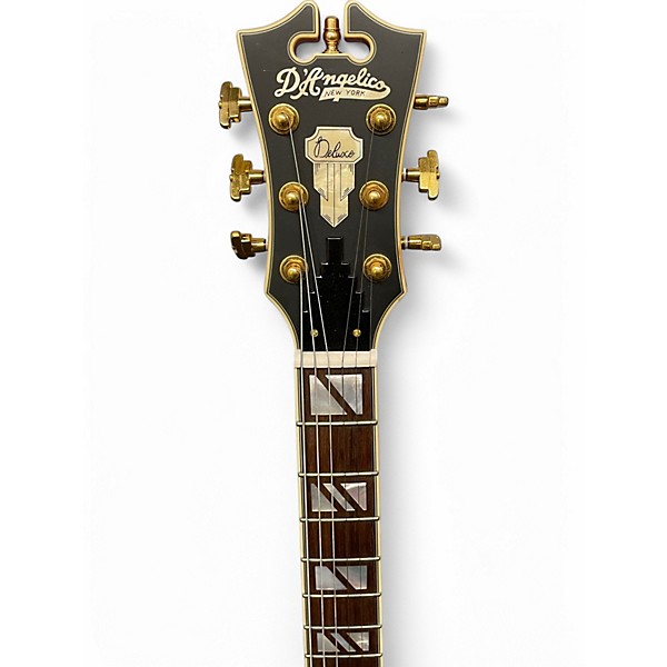 Used D'Angelico DELUXE MINI DC Satin Red Hollow Body Electric Guitar