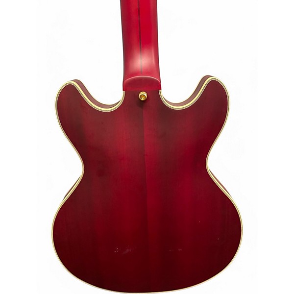 Used D'Angelico DELUXE MINI DC Satin Red Hollow Body Electric Guitar