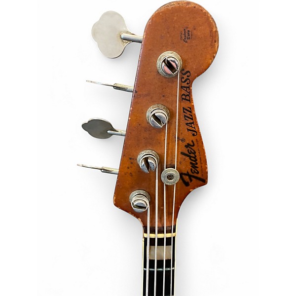 Vintage 1971 Fender 1970S Jazz Bass 3 Color Sunburst