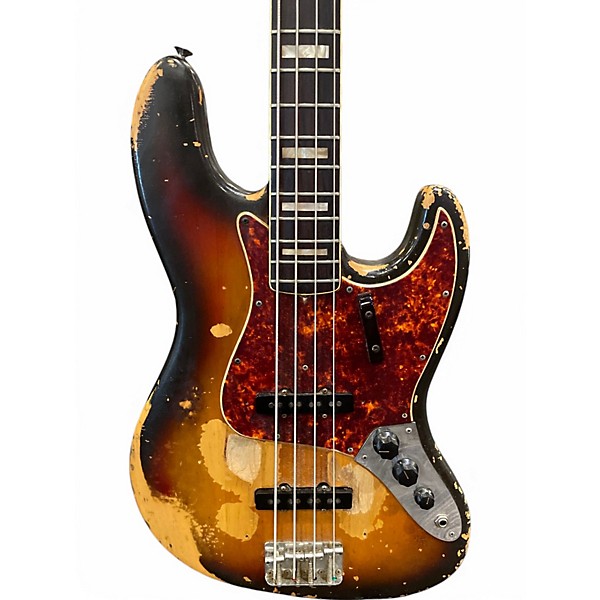 ベース Fender Jazz Base 1971 Vintage Sunburst Vintage 1971 Fender 1970S Jazz Bass 3 Color Sunburst