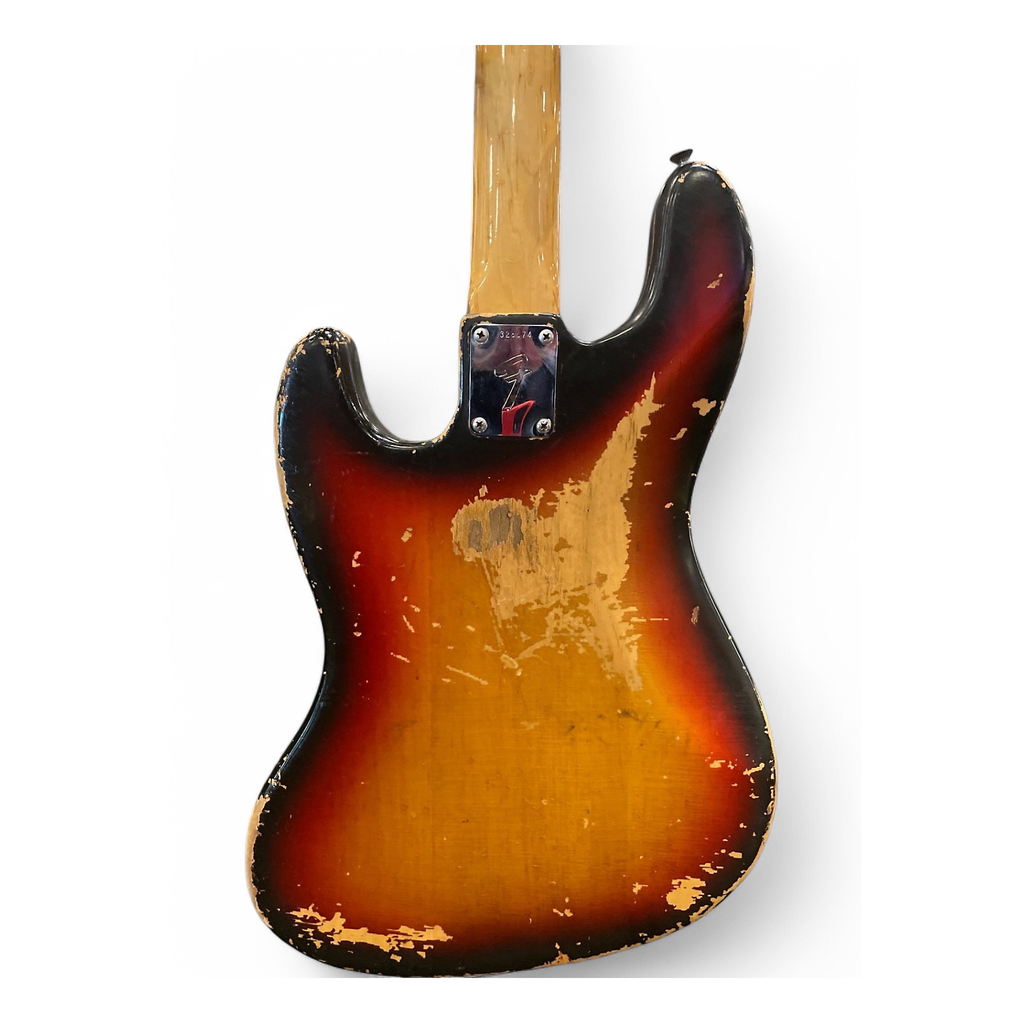 Vintage 1971 Fender 1970S Jazz Bass 3 Color Sunburst