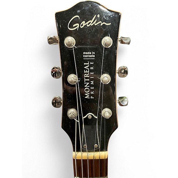 Used Godin Montreal Premier 2 Color Sunburst Hollow Body Electric Guitar
