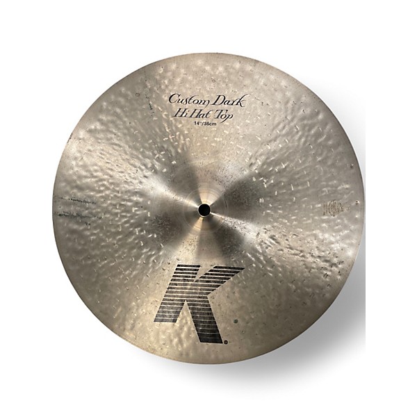 Used Zildjian 14in K Custom Dark Hi Hat Pair Cymbal