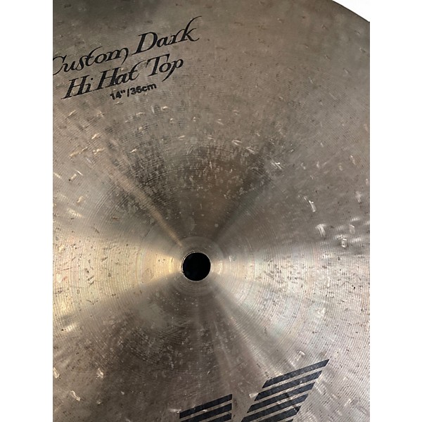 Used Zildjian 14in K Custom Dark Hi Hat Pair Cymbal