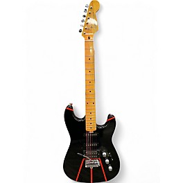 Used Squier squier II stratocaster Black Acoustic Electric Guitar