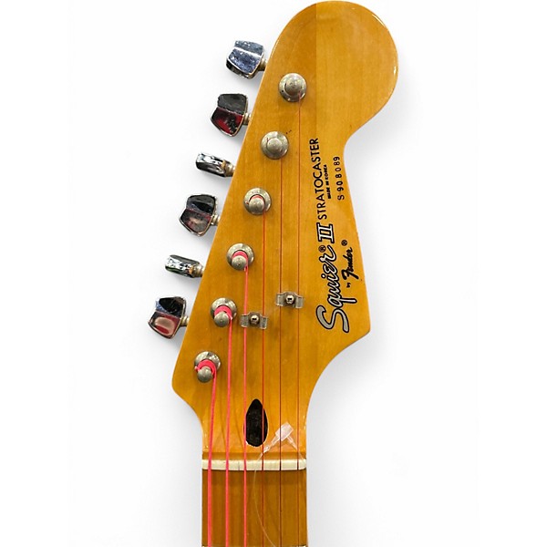 Used Squier squier II stratocaster Black Acoustic Electric Guitar