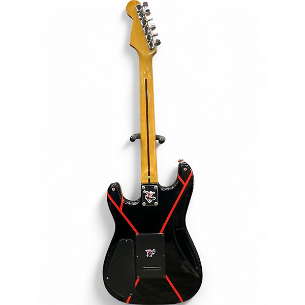 Used Squier squier II stratocaster Black Acoustic Electric Guitar