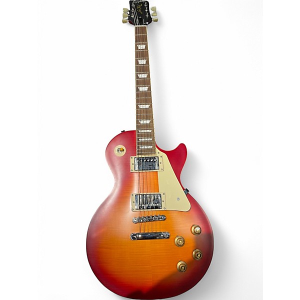 Used 2022 Epiphone 1959 Reissue Les Paul Standard Dark Cherry Burst Solid Body Electric Guitar