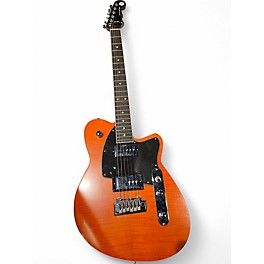 Used Reverend REEVES GABRELS SIGNATURE SATIN ORANGE FLAME Solid Body Electric Guitar