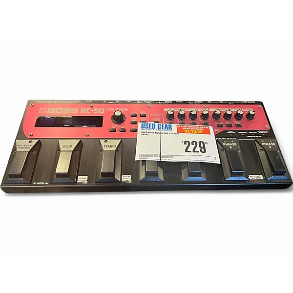 Used BOSS RC50 Loop Station Pedal