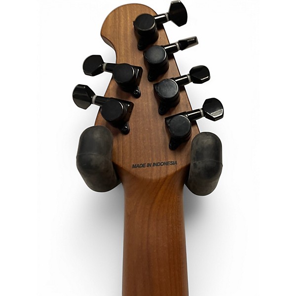 Used Sterling by Music Man JP150DFM TRANS PURPLE Solid Body Electric Guitar