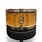 Used King Drums 6.5X14 CURLY MAPLE SNARE Natural Drum