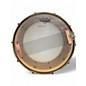Used King Drums 6.5X14 CURLY MAPLE SNARE Natural Drum