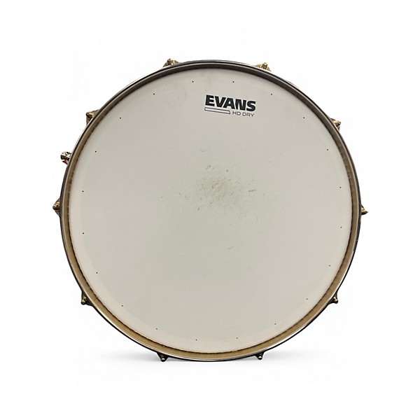 Used King Drums 6.5X14 CURLY MAPLE SNARE Natural Drum