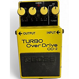 Vintage 1980s BOSS OD2 Turbo Overdrive Effect Pedal