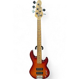 Used G&L Tribute L2500 5 String 2 Tone Sunburst Electric Bass Guitar
