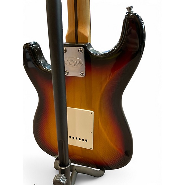 Used Stagg S Style 3 Color Sunburst Solid Body Electric Guitar