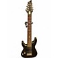 Used Schecter Guitar Research Damien Platinum Left Handed Flat Black Electric Guitar thumbnail