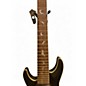 Used Schecter Guitar Research Damien Platinum Left Handed Flat Black Electric Guitar