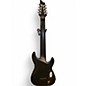 Used Schecter Guitar Research Damien Platinum Left Handed Flat Black Electric Guitar