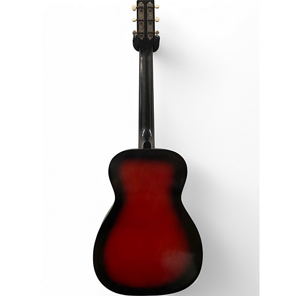 Used Airline STUDENT FOLK RED BURST Acoustic Guitar
