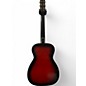 Used Airline STUDENT FOLK RED BURST Acoustic Guitar