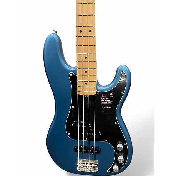 Used Fender AMERICAN PERFORMER PRESICIAN BASS Lake Placid Blue Electric Bass Guitar