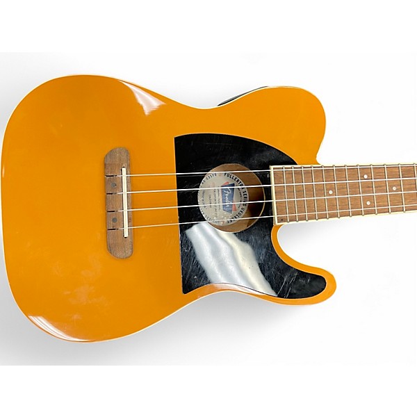 Used Fender FULLERTON TELECASTER UKE Butterscotch Blonde Ukulele