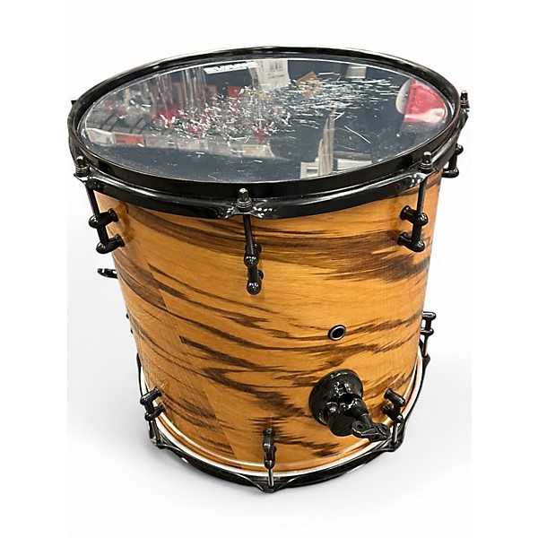 Used ddrum 5 Piece Dios Series Zebrawood Drum Kit