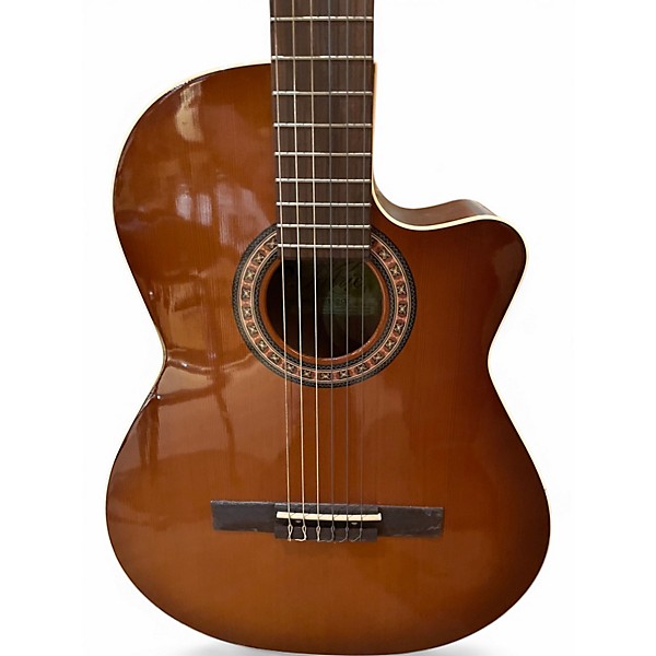 Used La Patrie HYBRID CW 2 Color Sunburst Classical Acoustic Guitar