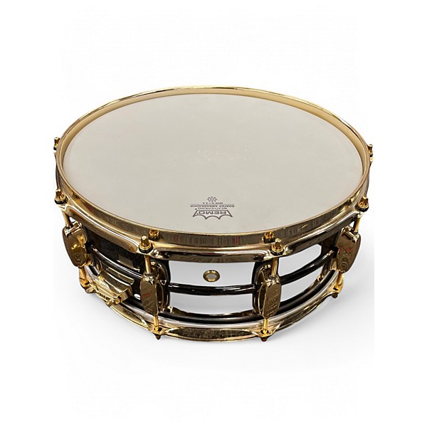 Used TAMA 5.5X14 Simon Phillips Gladiator Black Chrome Drum