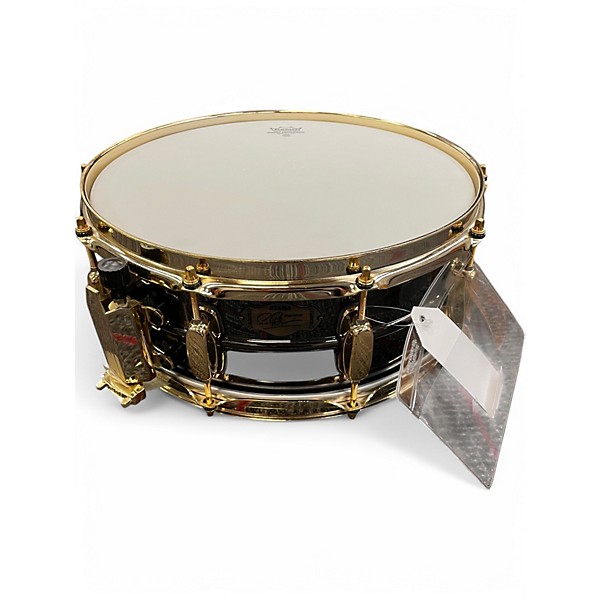 Used TAMA 5.5X14 Simon Phillips Gladiator Black Chrome Drum